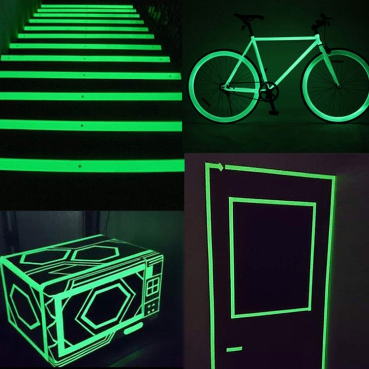 Luminous Tape Green Glow In Dark Wall Sticker Luminous Photoluminescent Tape Stage Home Decoration, Size: 1cm x 3m(Yellow Light) - Sticker by buy2fix | Online Shopping UK | buy2fix