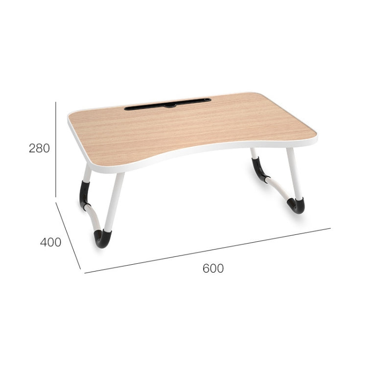 W-shaped Non-slip Legs Square Pattern Adjustable Folding Portable Laptop Desk without Card Slot (Cloud) - Computer & Networking by buy2fix | Online Shopping UK | buy2fix