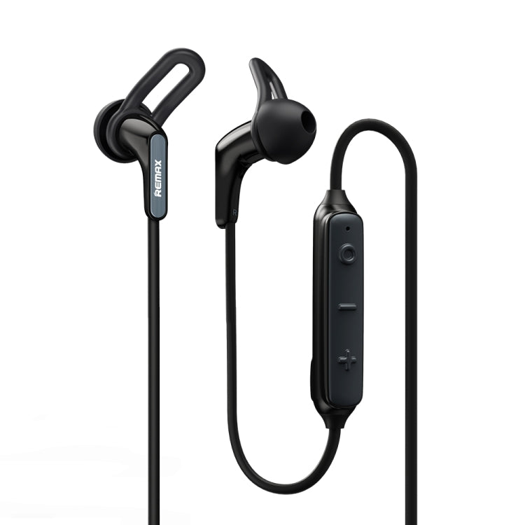 REMAX RB-S27 Sports Music Bluetooth V5.0 Wireless Earphone, Support Hands-free (Black) - Neck-mounted Earphone by REMAX | Online Shopping UK | buy2fix