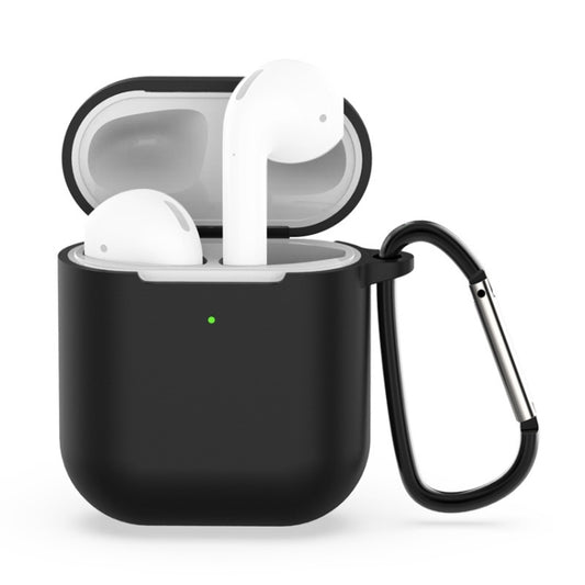 Wireless Earphones Shockproof Silicone Protective Case for Apple AirPods 1 / 2(Black) - Apple Accessories by buy2fix | Online Shopping UK | buy2fix