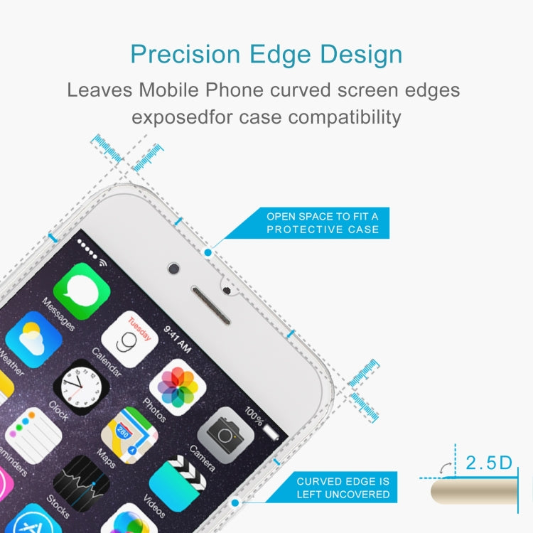 10 PCS for iPhone 8 / 7 0.26mm 9H Surface Hardness 2.5D Explosion-proof Tempered Glass Non-full Screen Film - iPhone 8 & 7 Tempered Glass by buy2fix | Online Shopping UK | buy2fix