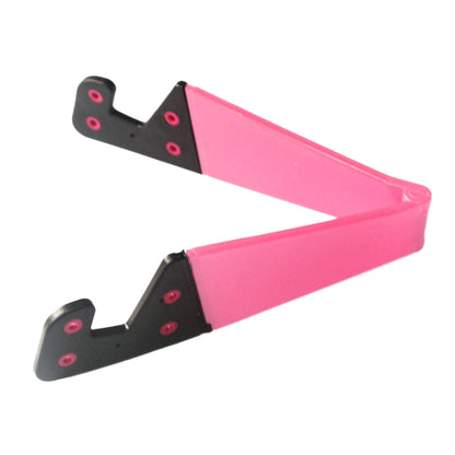 V Shape Universal Mobile Phone Tablet Bracket Holder (Pink) - Desktop Holder by buy2fix | Online Shopping UK | buy2fix