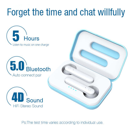 X26 TWS  Bluetooth 5.0 Wireless Touch Bluetooth Earphone with Magnetic Attraction Charging Box, Support Voice Assistant & Call(White) - TWS Earphone by buy2fix | Online Shopping UK | buy2fix