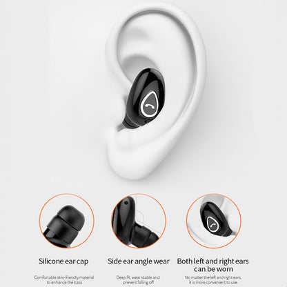 YX01 Sweatproof Bluetooth 4.1 Wireless Bluetooth Earphone, Support Memory Connection & HD Call (White) - Bluetooth Earphone by buy2fix | Online Shopping UK | buy2fix