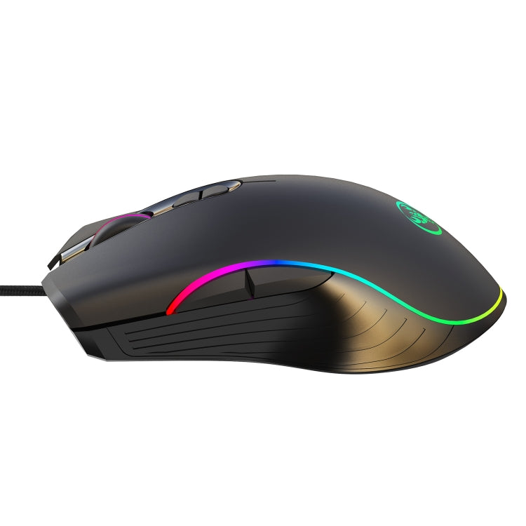 HXSJ A867 USB 6400DPI Four-speed Adjustable RGB Illuminate Wired E-sport Gaming Mouse, Length: 1.5m - Computer & Networking by HXSJ | Online Shopping UK | buy2fix