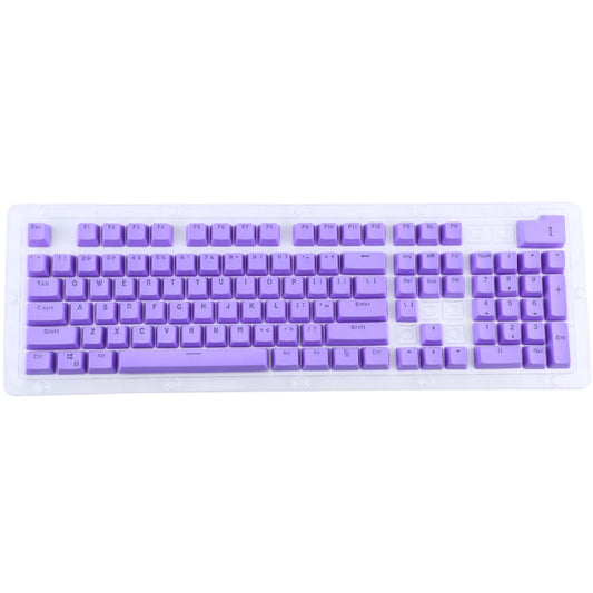 104 Keys Double Shot PBT Backlit Keycaps for Mechanical Keyboard (Purple) - Silicone / Sticker by buy2fix | Online Shopping UK | buy2fix