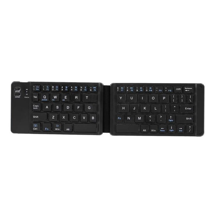 Mini Wireless Bluetooth Folding Keyboard (Black) - Wireless Keyboard by buy2fix | Online Shopping UK | buy2fix