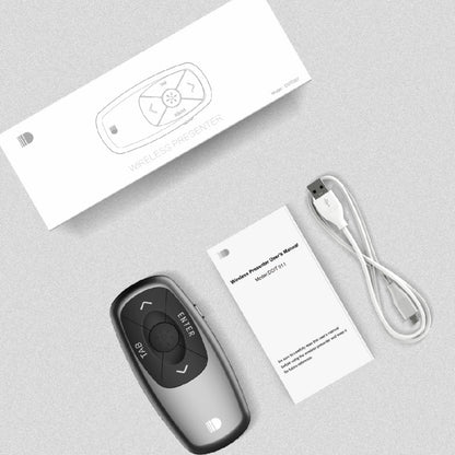 Doosl DSIT011 2.4GHz Mini Rechargeable PowerPoint Presentation Remote Control, Control Distance: 100m(Black) - Computer & Networking by DOOSL | Online Shopping UK | buy2fix