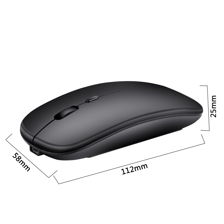 HXSJ M80 2.4GHz Wireless 1600DPI Three-speed Adjustable Optical Mute Mouse (Silver) - Wireless Mice by HXSJ | Online Shopping UK | buy2fix