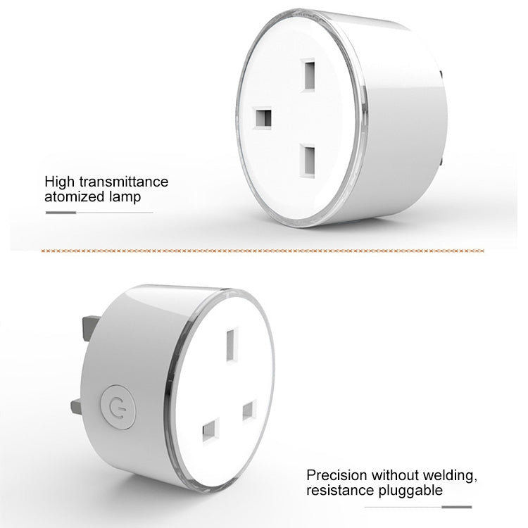 10A RGB Scene Light WiFi Remote Control Smart Socket Works with Alexa & Google Home, AC 220-240V, UK Plug - Consumer Electronics by buy2fix | Online Shopping UK | buy2fix