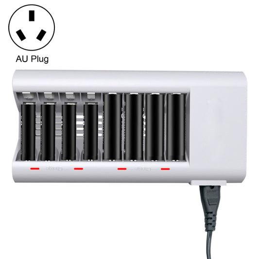 100-240V 8 Slot Battery Charger for AA & AAA Battery, AU Plug - Charger & Converter by buy2fix | Online Shopping UK | buy2fix