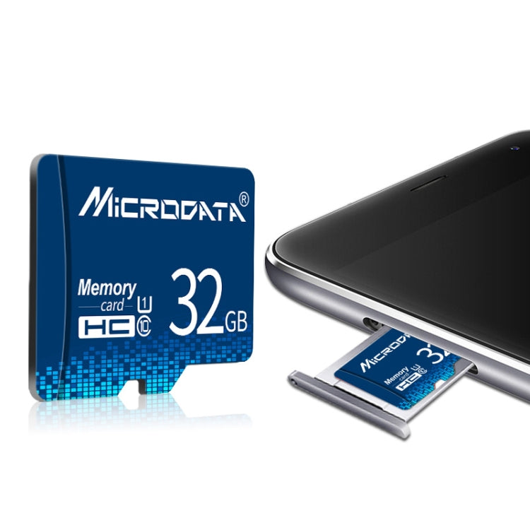 MICRODATA 32GB U1 Blue TF(Micro SD) Memory Card - Micro SD Card by MiCRODATA | Online Shopping UK | buy2fix