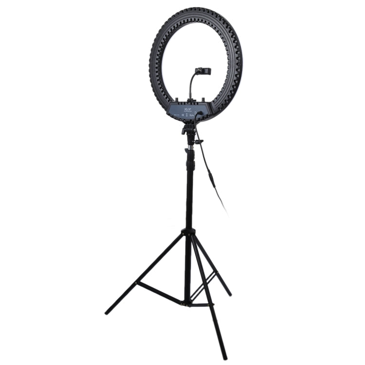 18 inch 55W Two-speed Dimmable Anchor Photography Self-timer LED Ring Fill-in Light with Tripod - Consumer Electronics by buy2fix | Online Shopping UK | buy2fix