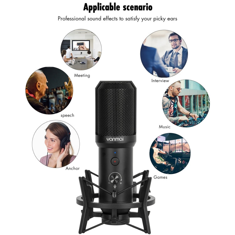 Yanmai Q10B USB Recording Microphone Kit - Consumer Electronics by Yanmai | Online Shopping UK | buy2fix
