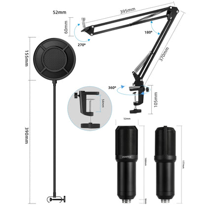 Yanmai Q10 3.5mm Recording Microphone Kit - Consumer Electronics by Yanmai | Online Shopping UK | buy2fix