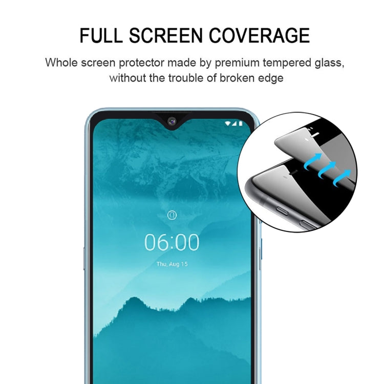 For Nokia 6.2 Full Glue Full Cover Screen Protector Tempered Glass film - Mobile Accessories by buy2fix | Online Shopping UK | buy2fix