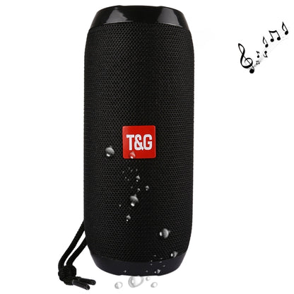 T&G TG117 Portable Bluetooth Stereo Speaker, with Built-in MIC, Support Hands-free Calls & TF Card & AUX IN & FM, Bluetooth Distance: 10m(Black) - Desktop Speaker by T&G | Online Shopping UK | buy2fix