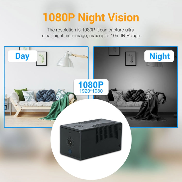 G17 2.0 Million Pixels HD 1080P Smart WiFi IP Camera, Support Night Vision & Two Way Audio & Motion Detection & TF Card, EU Plug - Security by buy2fix | Online Shopping UK | buy2fix