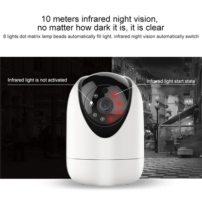 YT47 HD Wireless Indoor Network Shaking Head Camera, Support Motion Detection & Infrared Night Vision & Micro SD Card, AU Plug - Security by buy2fix | Online Shopping UK | buy2fix