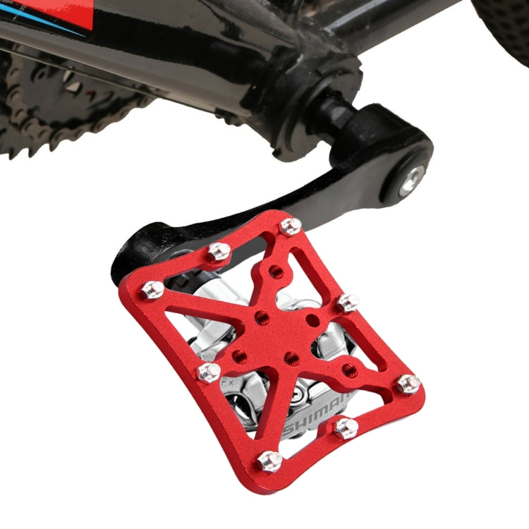 Single Road Bike Universal Clipless to Pedals Platform Adapter for Bike MTB, Size: Small(Red) -  by buy2fix | Online Shopping UK | buy2fix