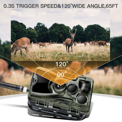 HC801M 2G GSM Waterproof IP66 IR Night Vision Security Hunting Trail Camera, 120 Degree PIR Angle - Hunting Cameras by buy2fix | Online Shopping UK | buy2fix