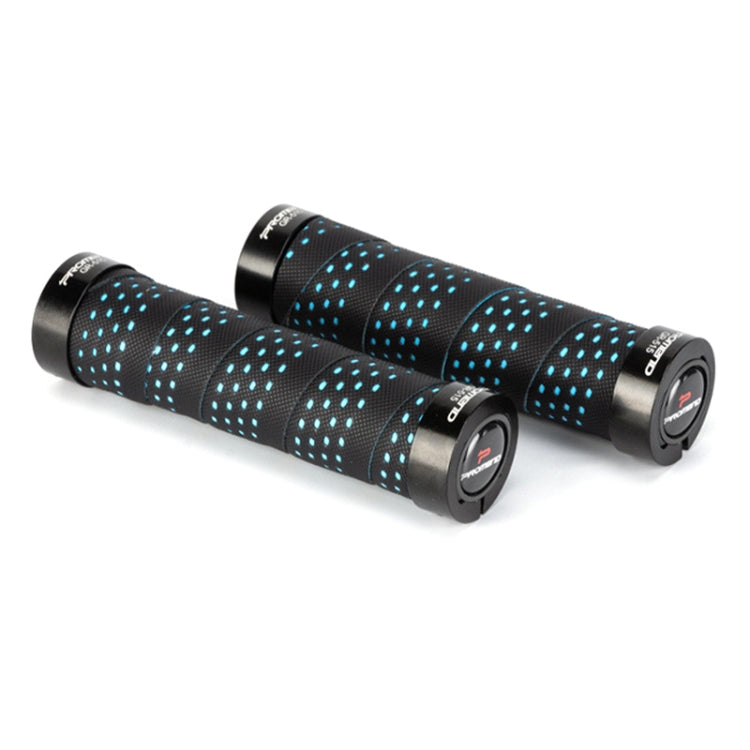 PROMEND GR-515 1 Pair Shock-absorbing Anti-skid Mountain Bike Grips Cover (Black Blue) - Outdoor & Sports by PROMEND | Online Shopping UK | buy2fix