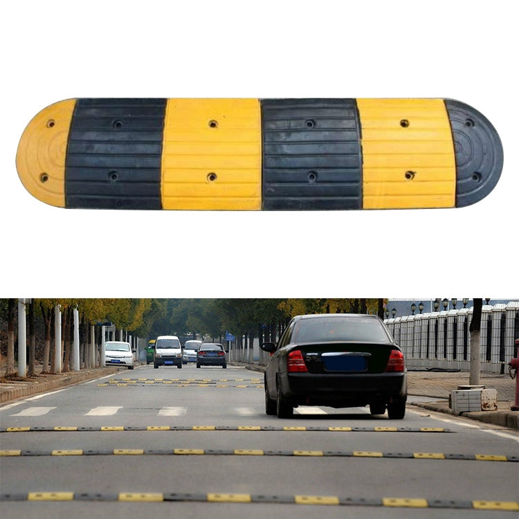 Strip Rubber Speed Bump, Size: 50x30x4cm - Speed Bumps by buy2fix | Online Shopping UK | buy2fix