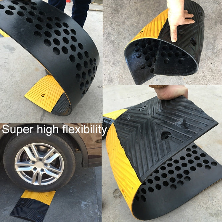 Strip Rubber Speed Bump, Size: 50x30x4cm - Speed Bumps by buy2fix | Online Shopping UK | buy2fix