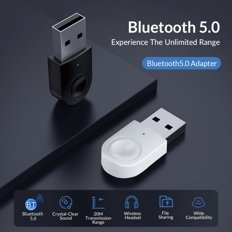 ORICO BTA-608 Bluetooth 5.0 Adapter (Black) -  by ORICO | Online Shopping UK | buy2fix