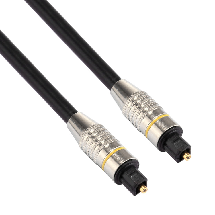 2m OD6.0mm Nickel Plated Metal Head Toslink Male to Male Digital Optical Audio Cable - Audio Optical Cables by buy2fix | Online Shopping UK | buy2fix