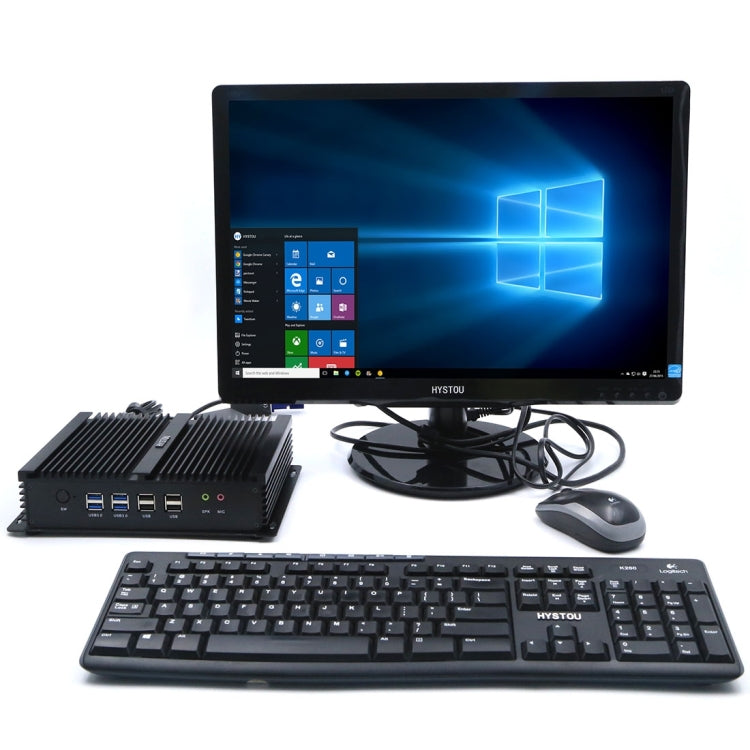 HYSTOU FMP04B-i3-4010U Mini PC Core i3-4010U Intel QS77 Express 1.7GHz, RAM: 8GB, ROM: 128GB, Support Windows 10 / Linux OS - Barebone Mini PCs by HYSTOU | Online Shopping UK | buy2fix