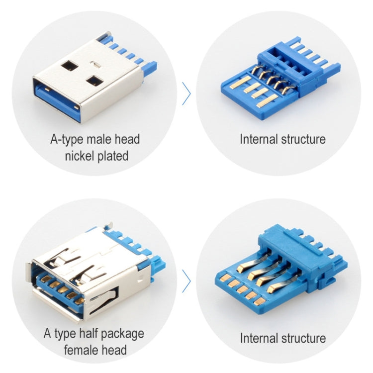 USB 3.0 Male to Female Extension Cable with Screw Nut, Cable Length: 2m - USB 3.0 by buy2fix | Online Shopping UK | buy2fix