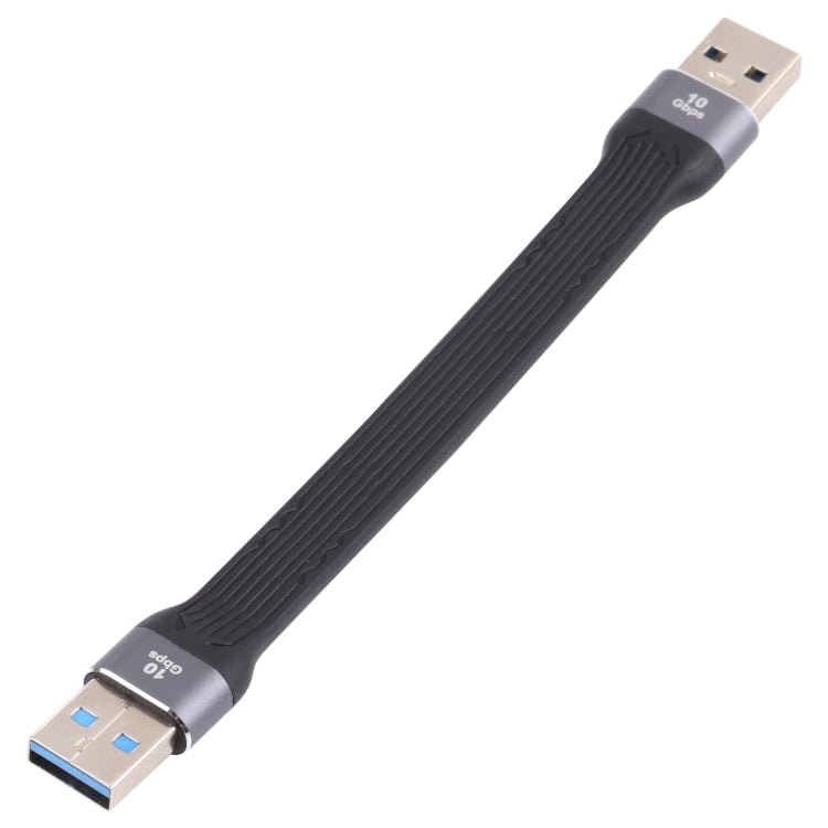 10Gbps USB Male to USB Male Soft Flat Sync Data Fast Charging Cable -  by buy2fix | Online Shopping UK | buy2fix