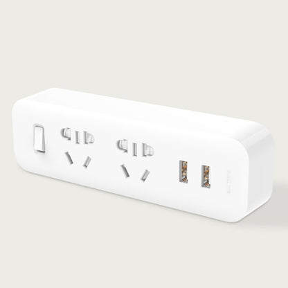 Original Xiaomi Mijia Power Strip Converter Portable Plug Travel Adapter with 5V / 2.1A Dual USB Fast Charging Ports for Home, Office - Smart Socket by Xiaomi | Online Shopping UK | buy2fix