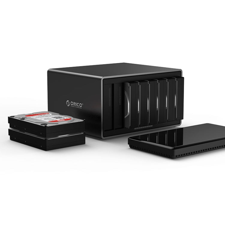 ORICO NS800-C3 8-bay USB-C / Type-C 3.1  to SATA External Hard Disk Box Storage Case Hard Drive Dock for 3.5 inch SATA HDD, Support UASP Protocol - Computer & Networking by ORICO | Online Shopping UK | buy2fix