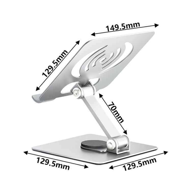 L-14 Aluminum Alloy Foldable Rotating Laptop/Tablet Stand(Green) - Computer & Networking by buy2fix | Online Shopping UK | buy2fix