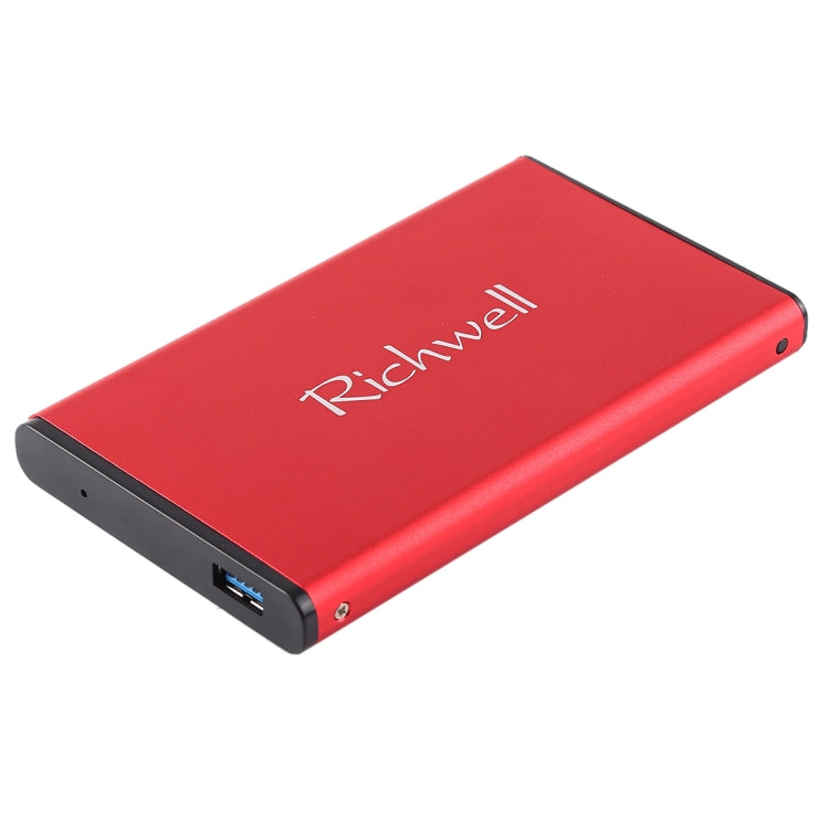 Richwell SATA R2-SATA-2TB 2TB 2.5 inch USB3.0 Super Speed Interface Mobile Hard Disk Drive(Red) - External Hard Drives by Richwell | Online Shopping UK | buy2fix
