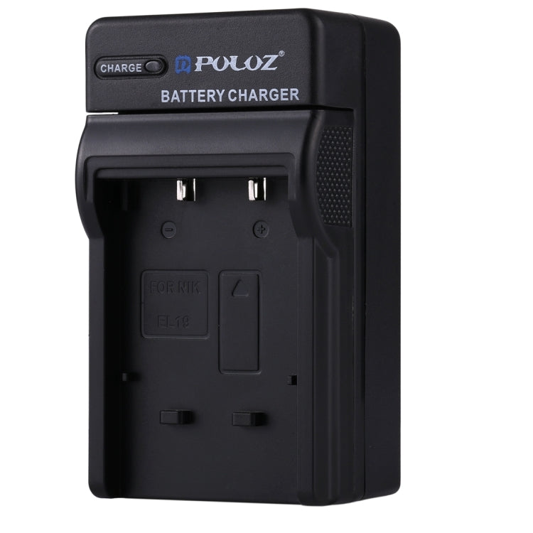 PULUZ EU Plug Battery Charger with Cable for Nikon EN-EL19 Battery - Battery Wall Charger by PULUZ | Online Shopping UK | buy2fix