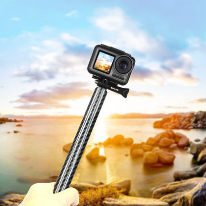 PULUZ 165mm Aluminum Alloy Carbon Fiber Floating Buoyancy Selfie-stick Extension Arm Rods for GoPro Hero11 Black / HERO10 Black / HERO9 Black /HERO8 / HERO7 /6 /5 /5 Session /4 Session /4 /3+ /3 /2 /1 ... 60 ONE R, DJI Osmo Action and Other Action Cameras - DJI & GoPro Accessories by PULUZ | Online Shopping UK | buy2fix