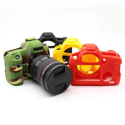 PULUZ Soft Silicone Protective Case for Canon EOS 6D(Red) - Camera Accessories by PULUZ | Online Shopping UK | buy2fix