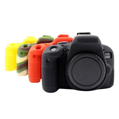 PULUZ Soft Silicone Protective Case for Canon EOS 800D(Yellow) - Protective Case by PULUZ | Online Shopping UK | buy2fix