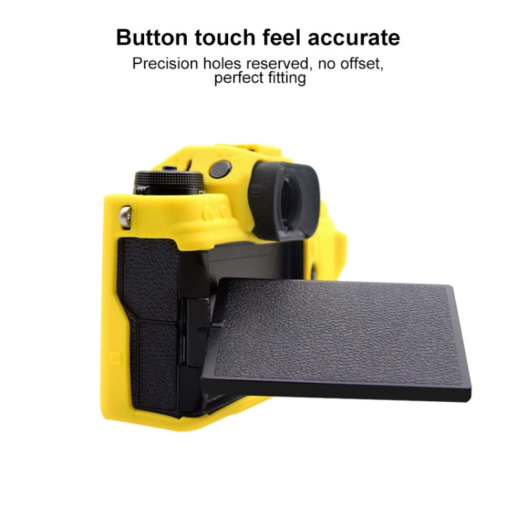 PULUZ Soft Silicone Protective Case for Fujifilm X-T4(Yellow) - Camera Accessories by PULUZ | Online Shopping UK | buy2fix