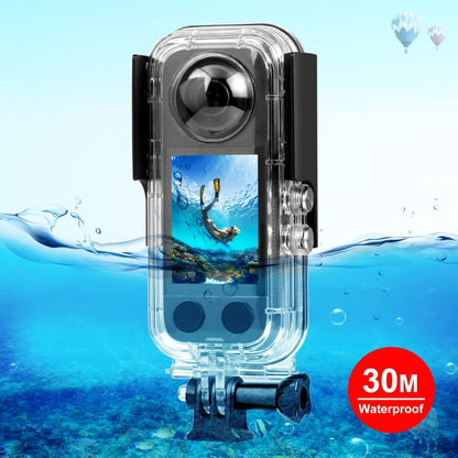 For Insta360 X3 PULUZ 30m Underwater Waterproof Housing Case - Case & Bags by PULUZ | Online Shopping UK | buy2fix