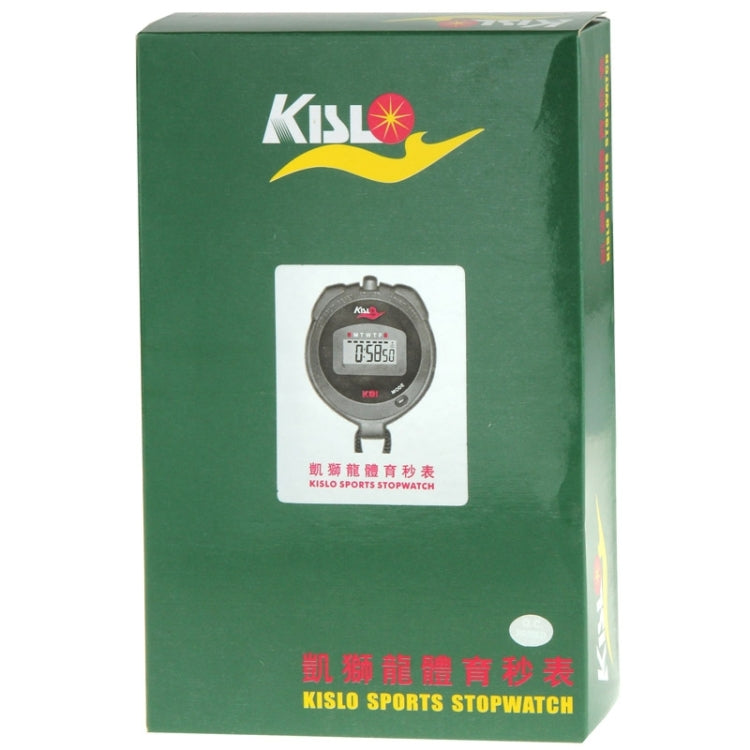 KISLO K81 Stopwatch Professional Chronograph Handheld Digital LCD Sports Counter Timer with Strap - Outdoor & Sports by buy2fix | Online Shopping UK | buy2fix