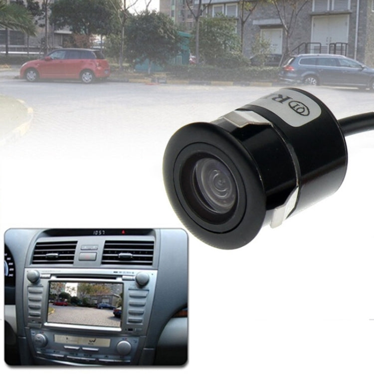 Waterproof Wired Punch DVD Rear View Camera With Scaleplate , Support Installed in Car DVD Navigator or Car Monitor , Wide Viewing Angle: 170 degree (WD004)(Black) - In Car by buy2fix | Online Shopping UK | buy2fix