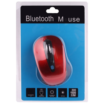 Bluetooth 3.0 Optical Mouse, Working Distance: 10m (Red) - Computer & Networking by buy2fix | Online Shopping UK | buy2fix