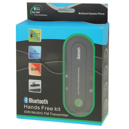 Bluetooth V4.1 Hands Free Kit Transmitter with SIRI / Music(Black) - Bluetooth Adapters by buy2fix | Online Shopping UK | buy2fix