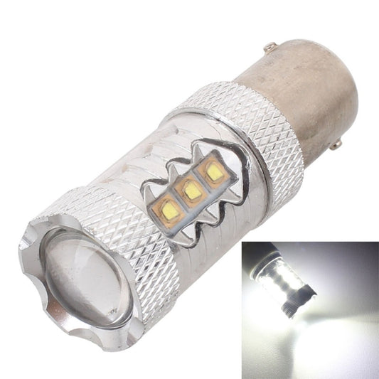 1156/BA15S 80W 800LM 6500K White Light 16-3535-LEDs Car Backup Light , Constant Current , DC12-24V - In Car by buy2fix | Online Shopping UK | buy2fix