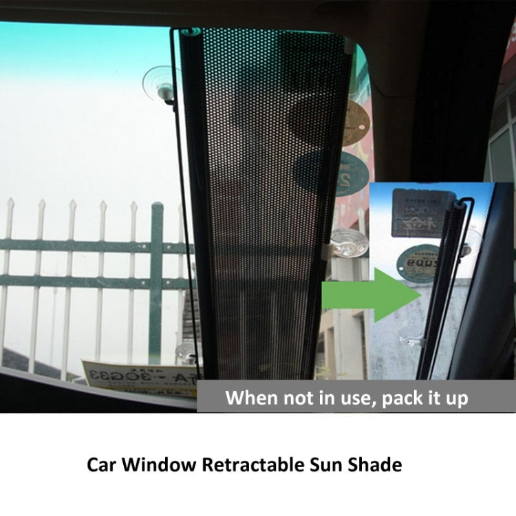 Retractable Car Window Sun Shade for Automobile Front and Back Windshield, Size: 125cm x 50cm, Random Color Delivery - Window Foils & Solar Protection by buy2fix | Online Shopping UK | buy2fix