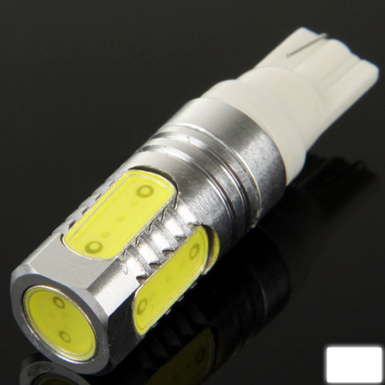 T10 5W White Light LED Light Bulb for Vehicles, DC 12V - In Car by buy2fix | Online Shopping UK | buy2fix